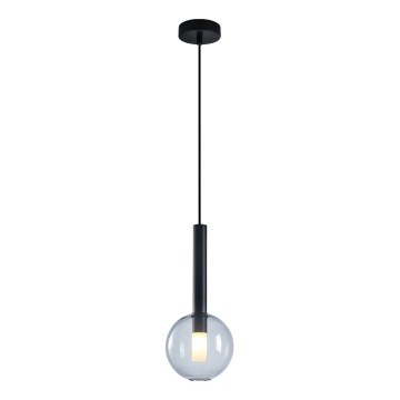 Suspension filaire NIKO 1xG9/9W/230V d. 15 cm noir