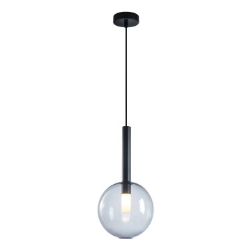 Suspension filaire NIKO 1xG9/9W/230V d. 20 cm noir