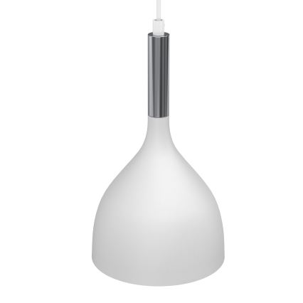 Suspension filaire NOAK 2xE27/15W/230V blanc/chrome brillant