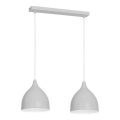 Suspension filaire NOAK 2xE27/15W/230V gris