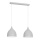 Suspension filaire NOAK 2xE27/15W/230V gris