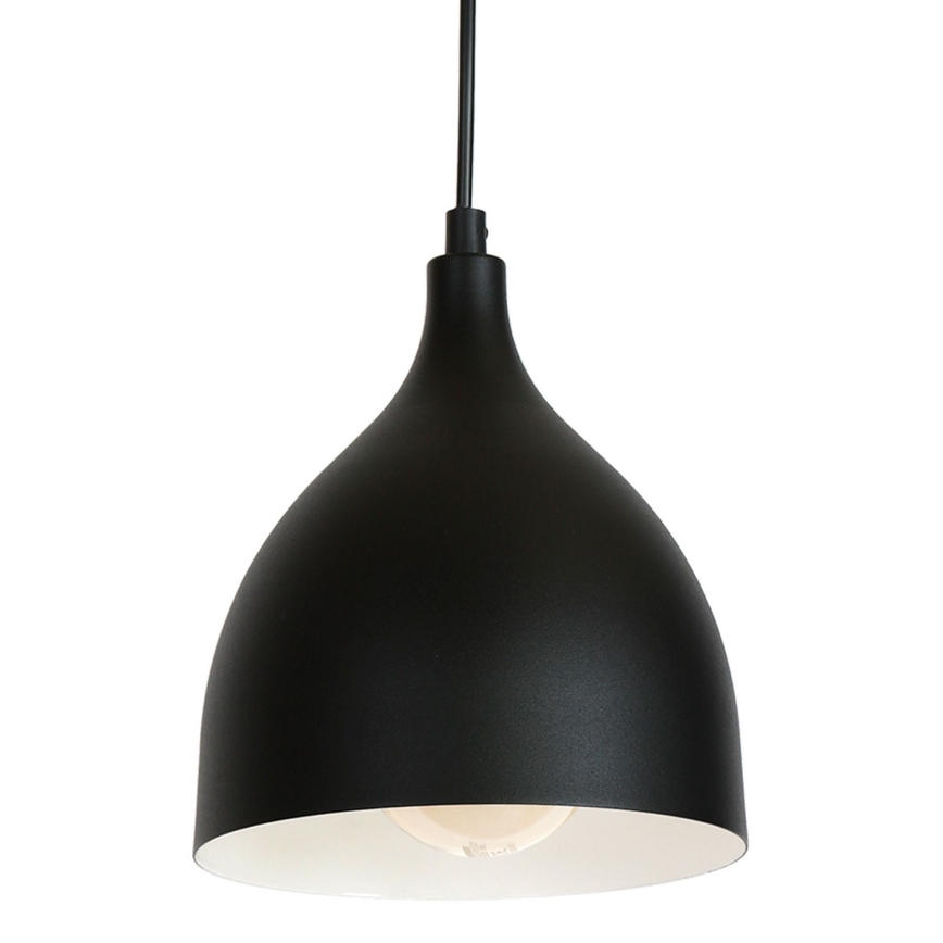 Suspension filaire NOAK 2xE27/15W/230V noir