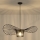 Suspension filaire OGGI 1xE27/40W/230V d. 80 cm noir