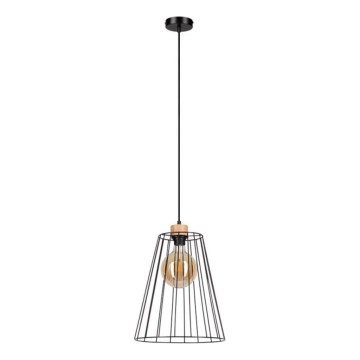 Suspension filaire ORAZIO 1xE27/60W/230V chêne
