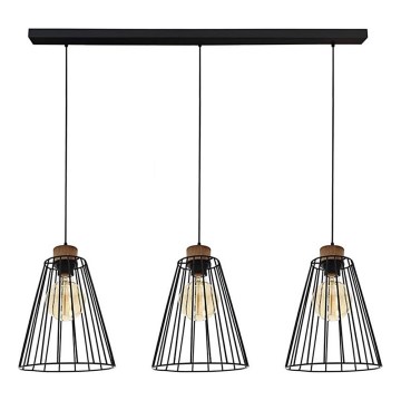 Suspension filaire ORAZIO 3xE27/60W/230V pin