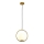 Suspension filaire ORBA 1xE27/15W/230V laiton