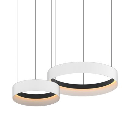 Suspension filaire ORBITA LED/72W/230V blanc/noir