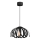 Suspension filaire ORCHID 1xE27/60W/230V noir