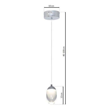 Suspension filaire OVO LED/5W/230V