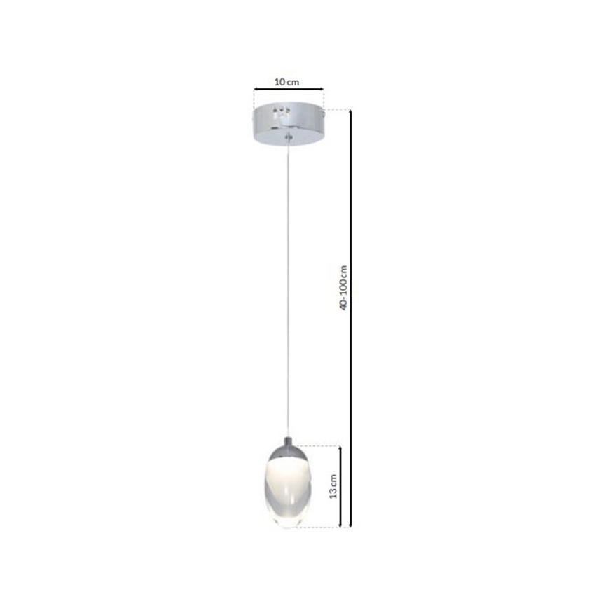 Suspension filaire OVO LED/5W/230V