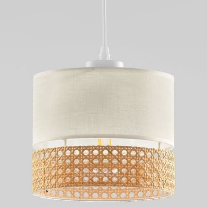 Suspension filaire PAGLIA 1xE27/60W/230V blanc