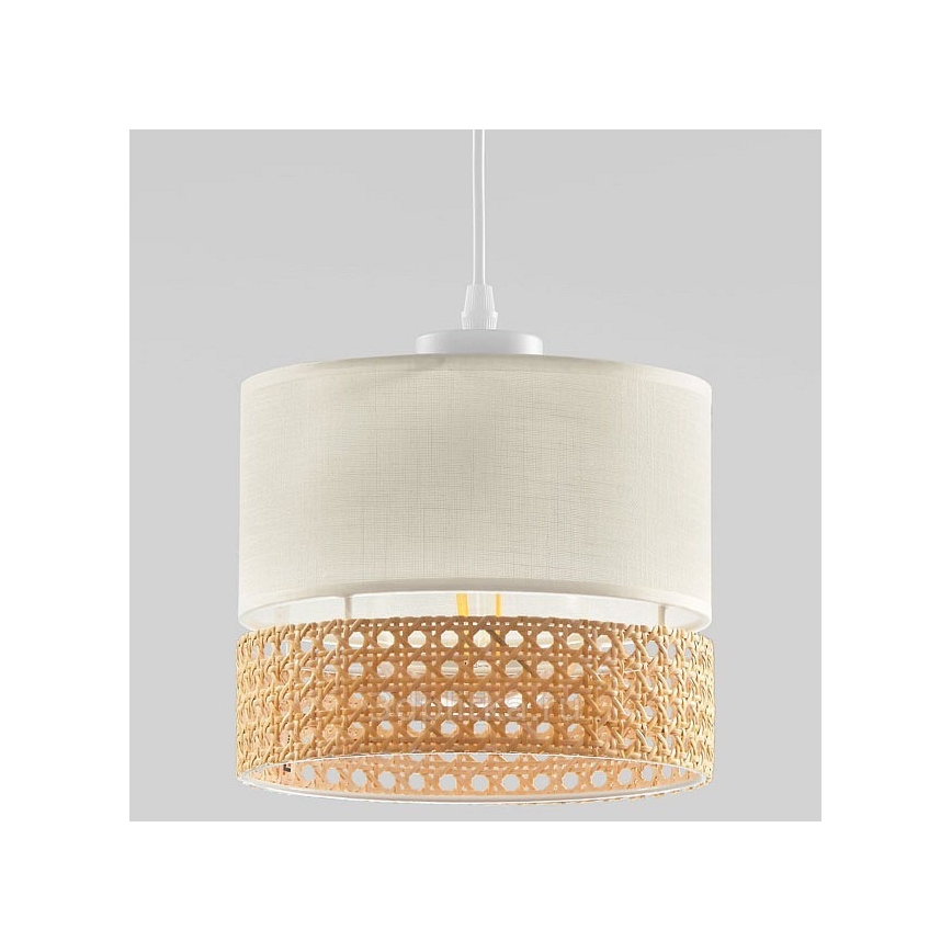 Suspension filaire PAGLIA 1xE27/60W/230V blanc