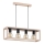 Suspension filaire PAKO 4xE27/15W/230V beige