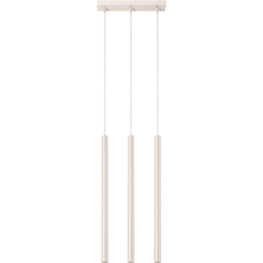 Suspension filaire PASTELO 3xG9/8W/230V crème