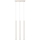 Suspension filaire PASTELO 3xG9/8W/230V crème