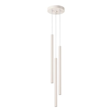 Suspension filaire PASTELO 3xG9/8W/230V crème