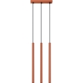 Suspension filaire PASTELO 3xG9/8W/230V rouge