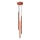 Suspension filaire PASTELO 3xG9/8W/230V rouge