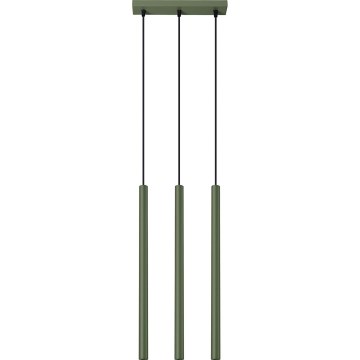 Suspension filaire PASTELO 3xG9/8W/230V vert