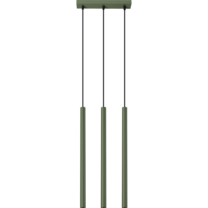 Suspension filaire PASTELO 3xG9/8W/230V vert