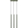 Suspension filaire PASTELO 3xG9/8W/230V vert