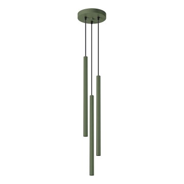 Suspension filaire PASTELO 3xG9/8W/230V vert