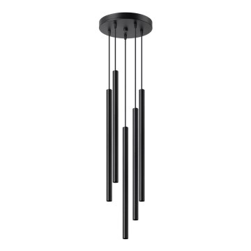 Suspension filaire PASTELO 5xG9/8W/230V noir