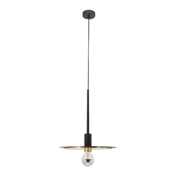 Suspension filaire PENY 1xE27/11W/230V noir/doré