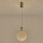 Suspension filaire PERFORATO LED/6,3W/230V 3000K doré d. 20 cm