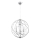 Suspension filaire PIKO 3xE14/10W/230V chrome brillant