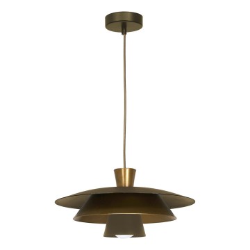 Suspension filaire PLATO 1xE27/15W/230V laiton/doré