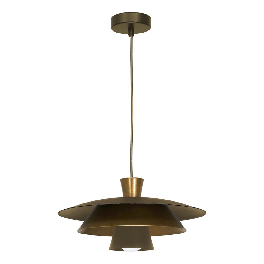 Suspension filaire PLATO 1xE27/15W/230V laiton/doré