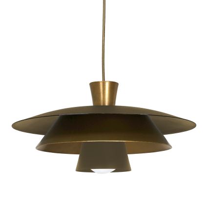 Suspension filaire PLATO 1xE27/15W/230V laiton/doré
