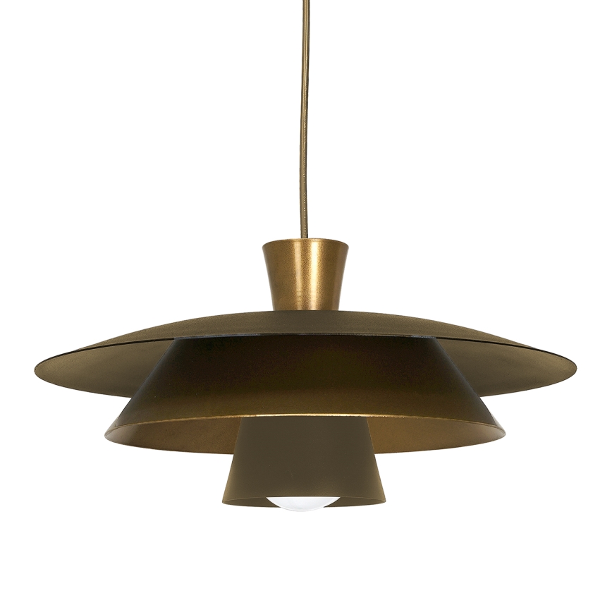 Suspension filaire PLATO 1xE27/15W/230V laiton/doré