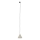 Suspension filaire pour système de rail monophasé CONO 1xE27/15W/230V noir/beige