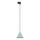 Suspension filaire pour système de rail monophasé CONO 1xE27/15W/230V noir/menthe