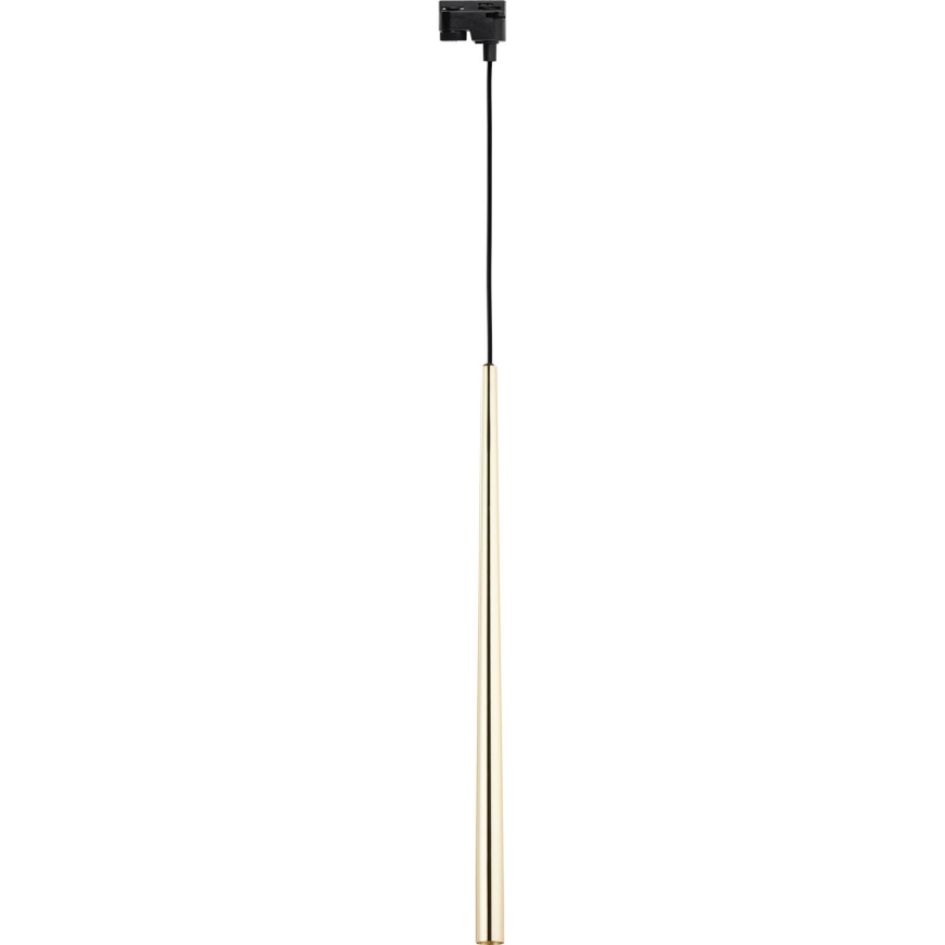 Suspension filaire pour système de rail monophasé PIANO 1xG9/8W/230V doré/noir