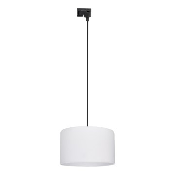 Suspension filaire pour système de rail monophasé TRACER 1xE27/15W/230V d. 38 cm noir/blanc