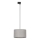 Suspension filaire pour système de rail monophasé TRACER 1xE27/15W/230V d. 38 cm noir/gris