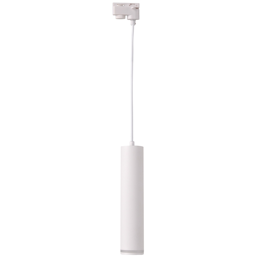Suspension filaire pour système de rail PARIS 3xGU10/10W/230V + 1 m rail système blanc