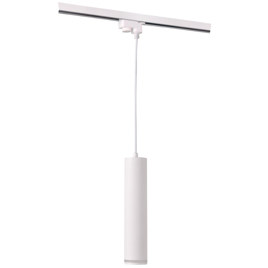 Suspension filaire pour système de rail PARIS 3xGU10/10W/230V + 1 m rail système blanc
