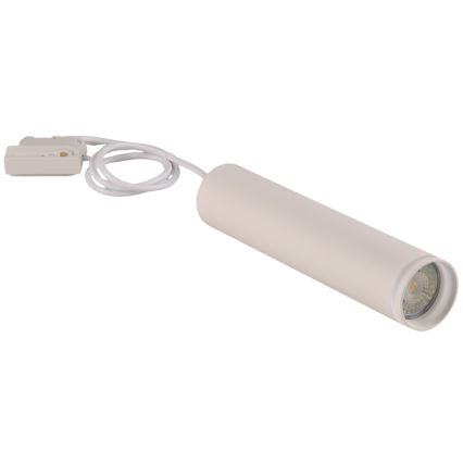 Suspension filaire pour système de rail PARIS 3xGU10/10W/230V + 1 m rail système blanc
