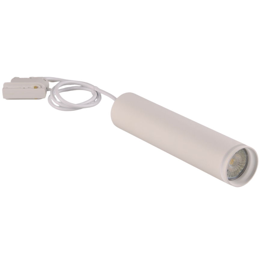 Suspension filaire pour système de rail PARIS 3xGU10/10W/230V + 1 m rail système blanc