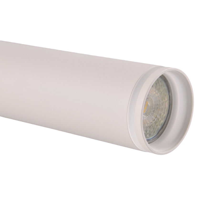 Suspension filaire pour système de rail PARIS 3xGU10/10W/230V + 1 m rail système blanc