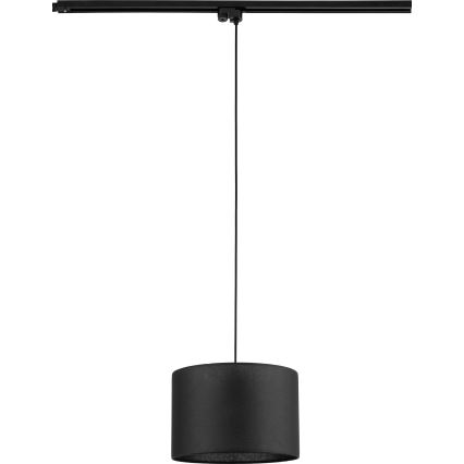 Suspension filaire pour système de rail monophasé TRACER 1xE27/15W/230V d. 30 cm noir