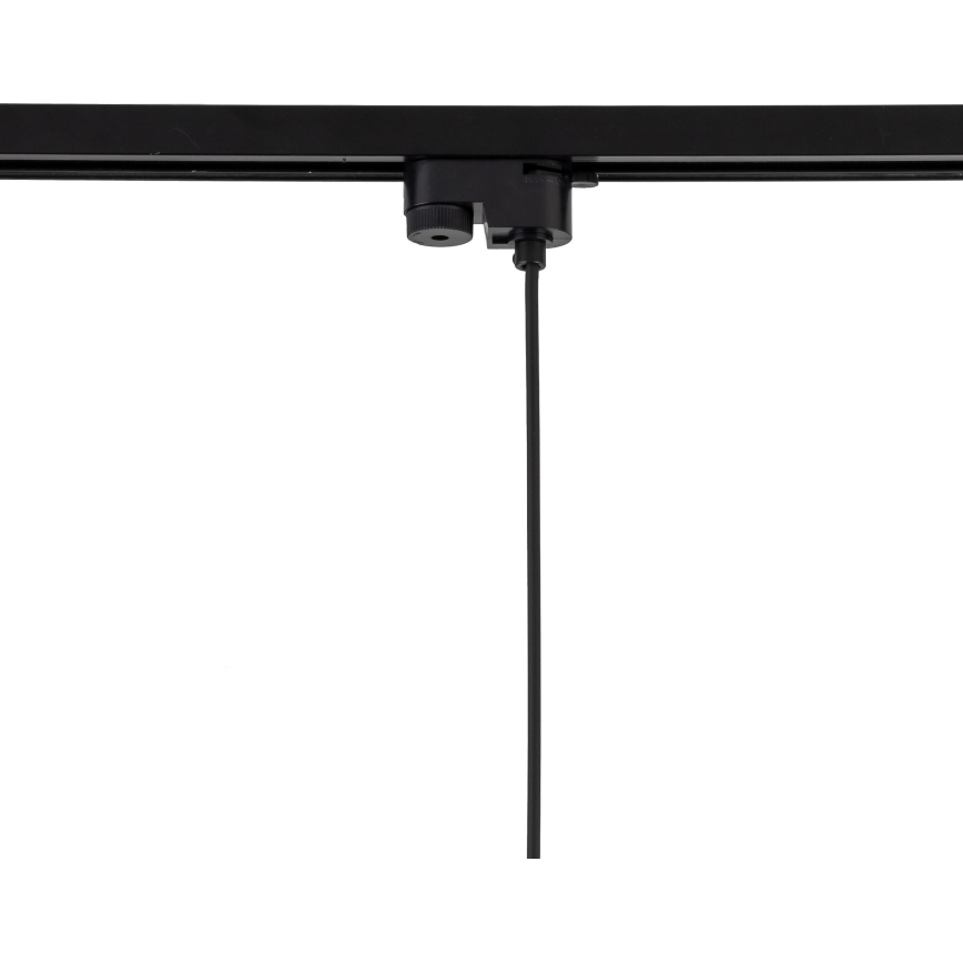 Suspension filaire pour système de rail monophasé TRACER 1xE27/15W/230V d. 38 cm noir/blanc