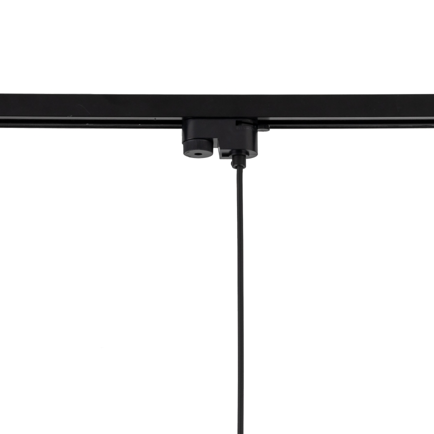 Suspension filaire pour système de rail monophasé TRACER 1xE27/15W/230V d. 38 cm noir/marron