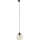 Suspension filaire pour système de rail triphasé CUBUS 1xE27/15W/230V noir/fumé beige