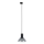 Suspension filaire pour système de rail triphasé NEO 1xE27/15W/230V noir/fumé noir
