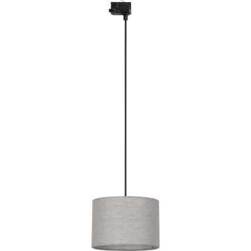 Suspension filaire pour système de rail triphasé TRACER 1xE27/15W/230V d. 30 cm noir/gris